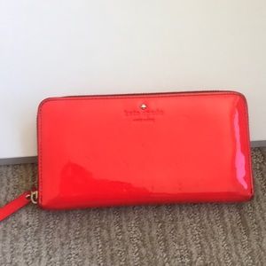 Kate Spade neon wallet